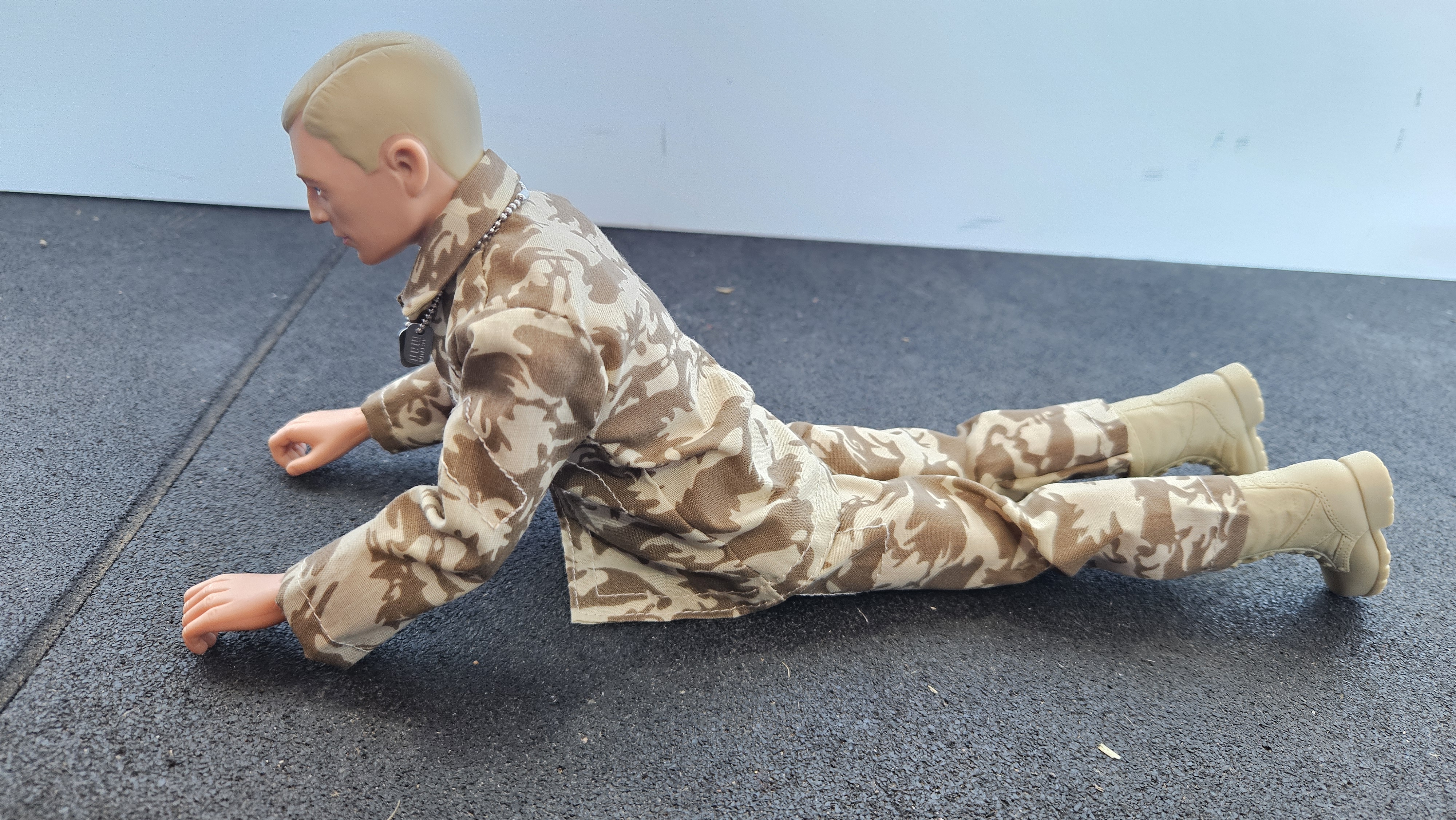 Action Man doing Cpbra Pose